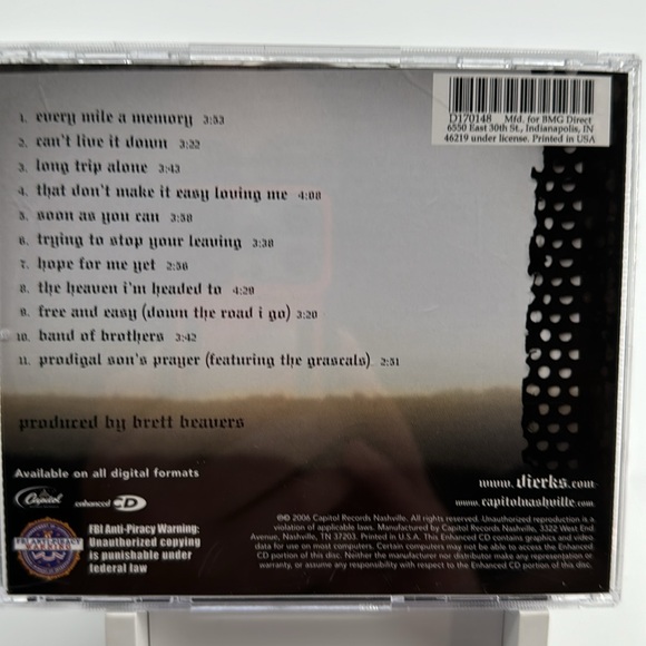 Dierks Bentley - Long Trip Alone CD. 2006 - Picture 3 of 5